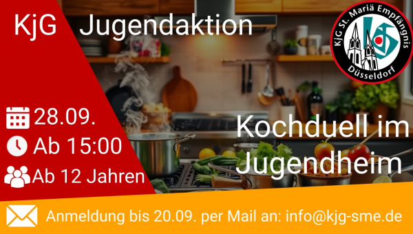 KjG-Kochduell am 28.09.2024 im Jugendheim