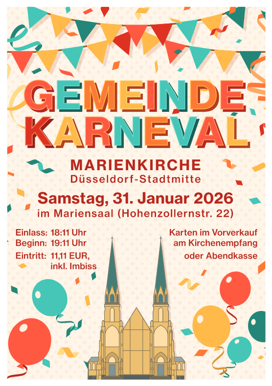 Gemeinde-Karneval am Samstag, 31. Januar 2026...