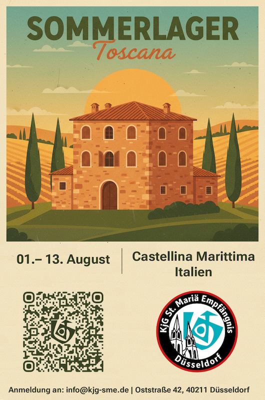 Sommerlager vom 01. - 13. August 2026 nach Italien/Toscana