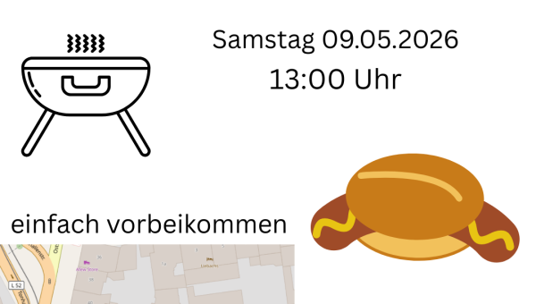 Firminus-Grillen am 9. Mai 2026 um 13:00 Uhr...