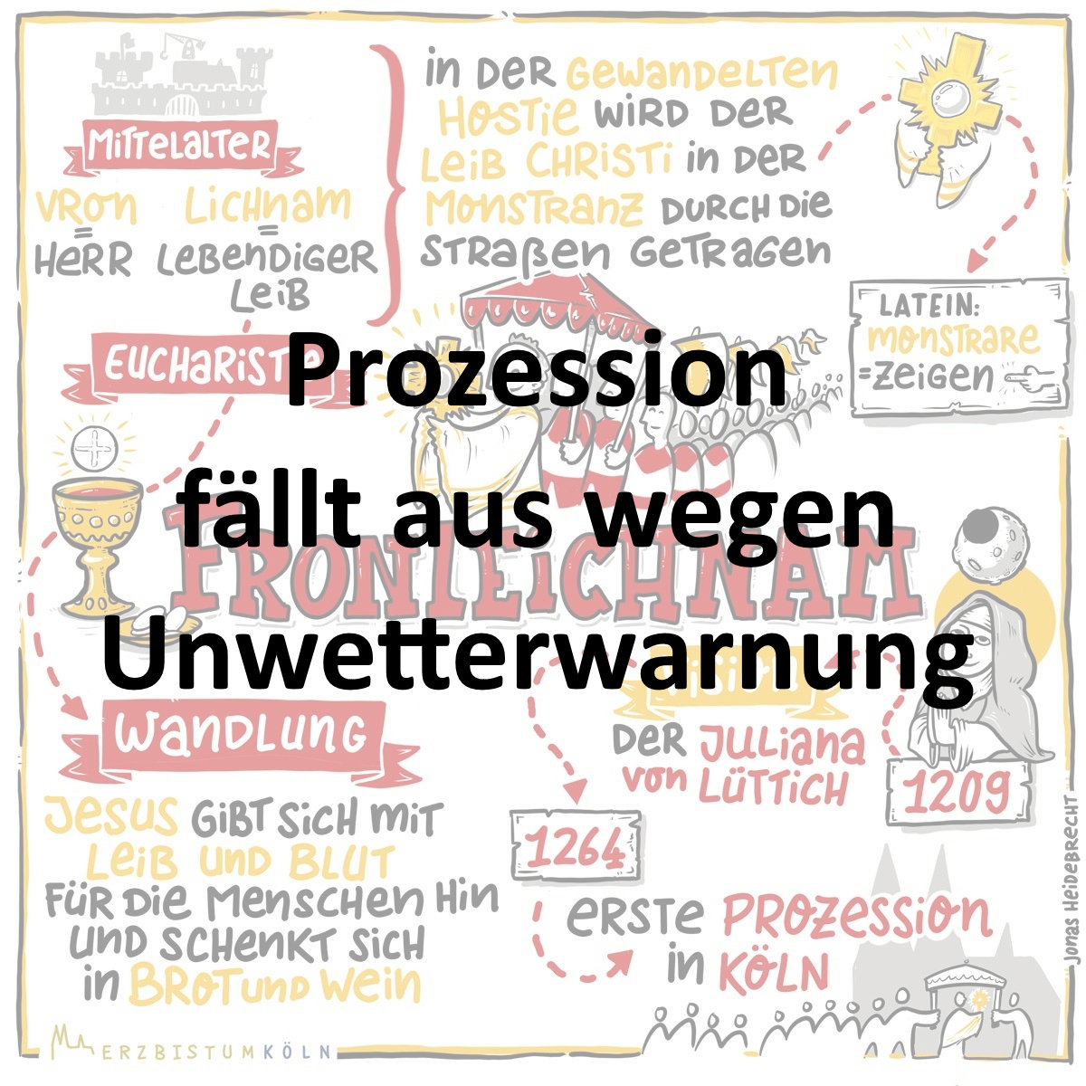 Fronleichnamsprozession am 4. Juni 2026... !!! FÄLLT AUS !!!
